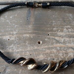 Sterling Rope JR Judith Ripka Necklace 16"